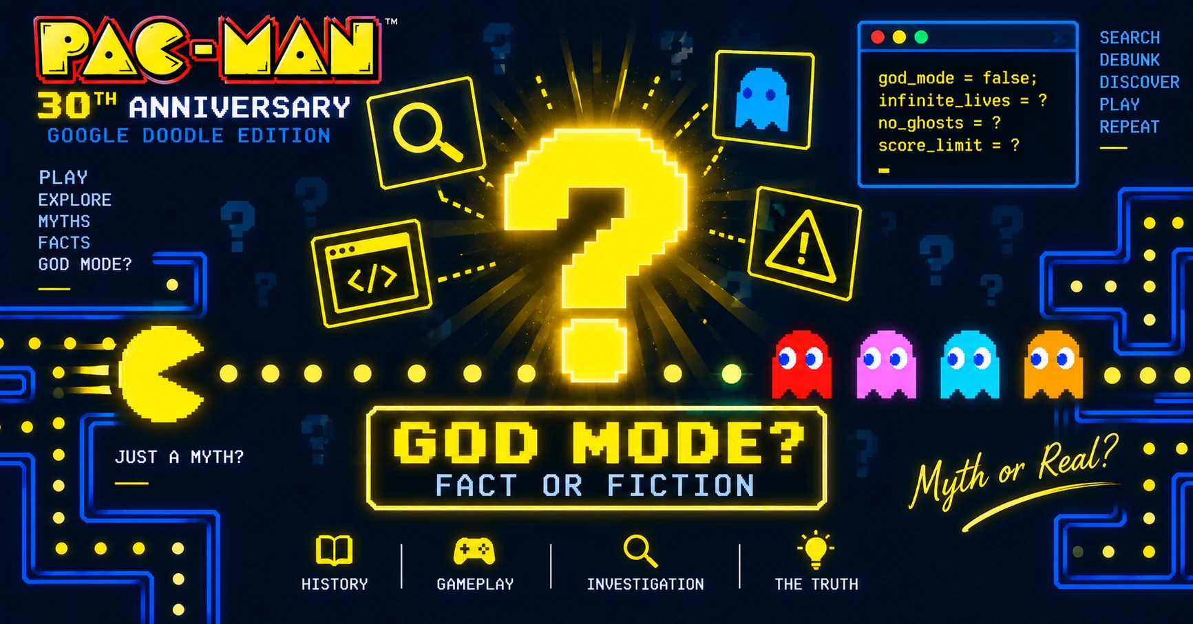 Screenshot showing browser dev tools attempting god mode